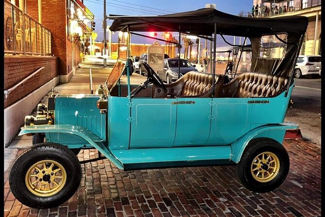 Replica 1908 Model-T Electric Golf Cart Rental - Key Points