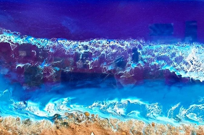 Resin Beach Scene Art Class Experience - What to Bring and Wear