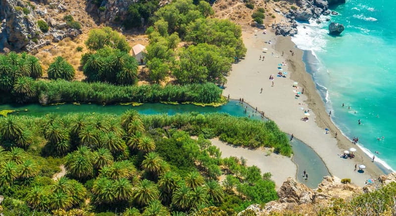 Rethymno/Chania: Preveli Beach and Kourtaliotiko Gorge Tour - Starting Point and Transportation Logistics
