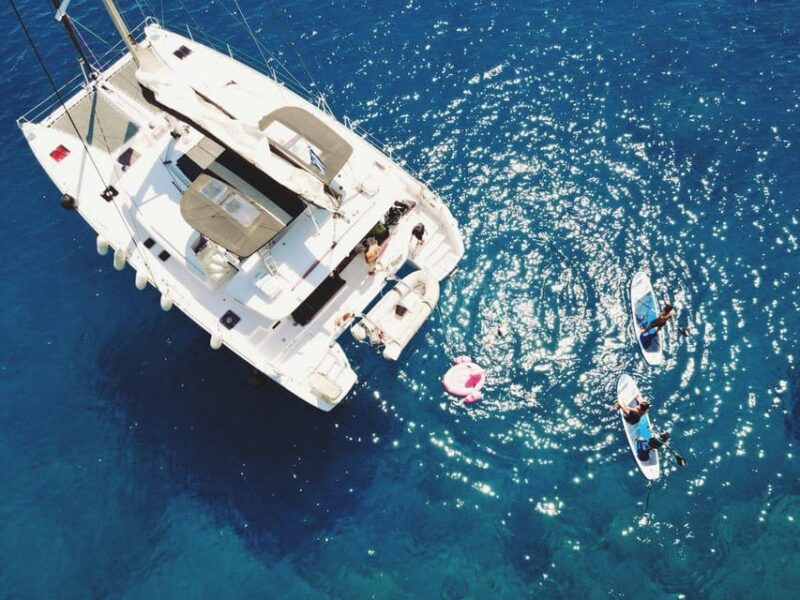 Rethymno: Private Catamaran Cruise with Lunch and Drinks - Unlimited Drinks and Personalized Soundtrack