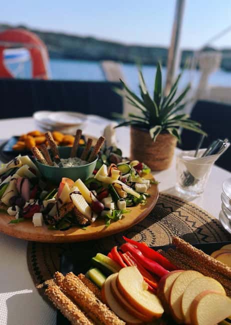 Rethymno: Private Sunset Cruise with Wine and Snacks - Water Activities and Secluded Bay Drop-offs