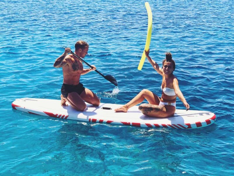 Rethymno: Sailing Catamaran Cruise & Premium Meal & Drinks - Water Activities: Snorkeling, Paddleboarding, and Inflatables