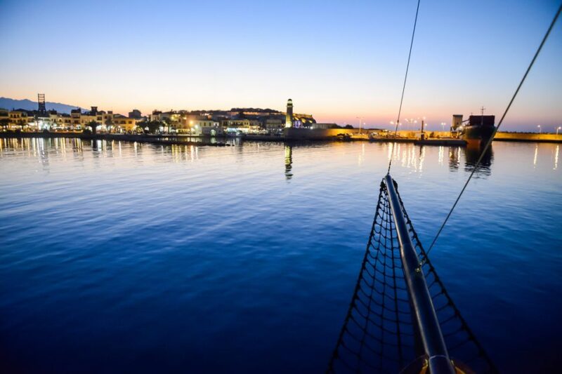 Rethymno: Sunset Cruise on a Wooden Pirate Boat - Iconic Landmarks Visible from the Cruise
