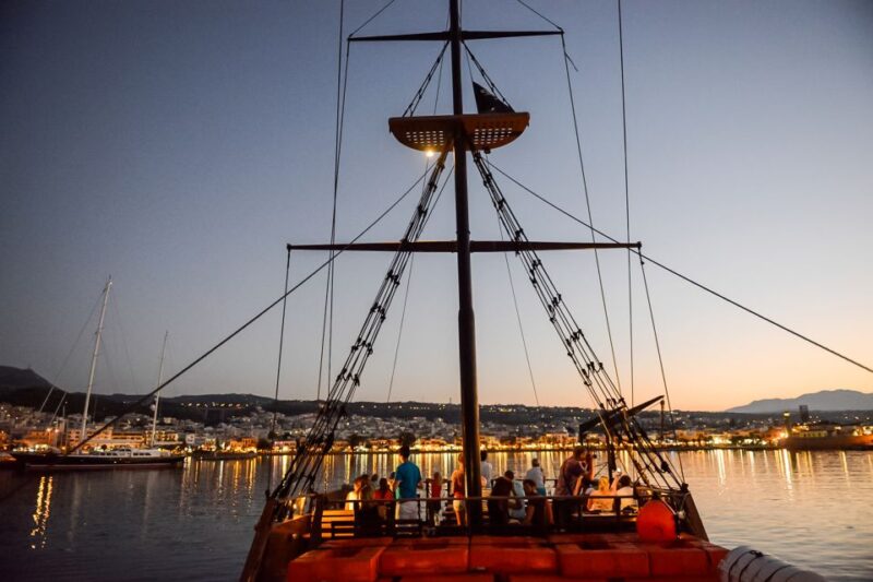 Rethymno: Sunset Cruise on a Wooden Pirate Boat - Rethymno Sunset Cruise: An Unforgettable yet Simple Getaway