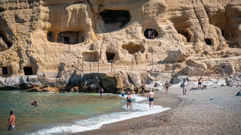 Rethymno:Matala ,Agia Galini,Botanic Garden & Spili Day Trip - Exploring the Legendary Neolithic Caves of Matala