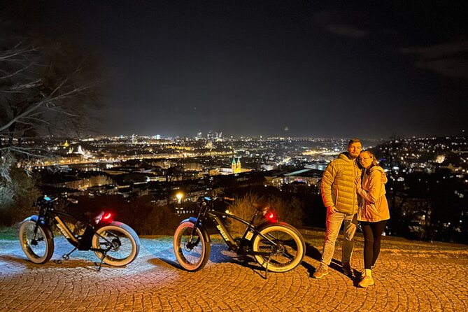 Retro Style E-Bike Night Tour in Prague - Live Guided - Scenic Ride and Views from Letna Park