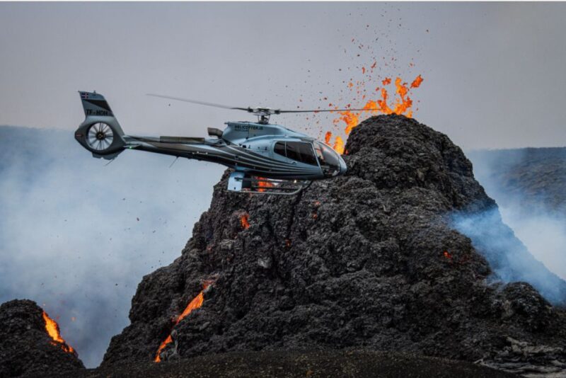 Reykjanes: Fagradalsfjall Eruption Helicopter Tour - Key Points