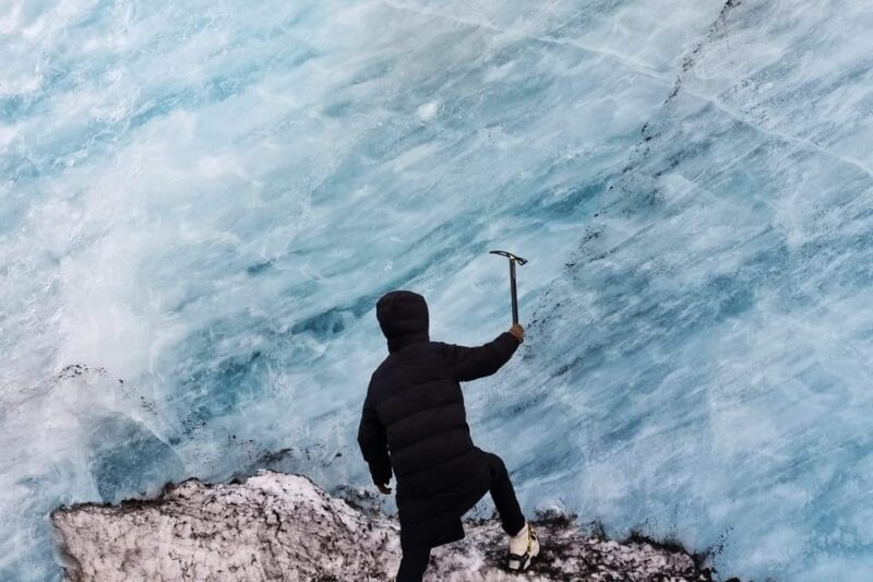 Reykjavik: Glacier Hike w/ Photos, Waterfalls & Black Beach - Walk Along Reynisfjara Black Sand Beach