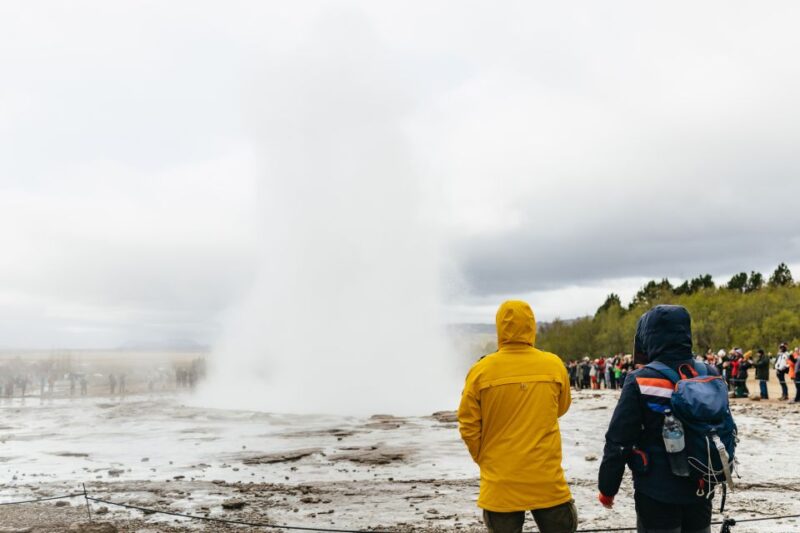Reykjavik: Golden Circle, Crater & Blue Lagoon Minibus Tour - Witnessing the Power of Gullfoss Waterfall