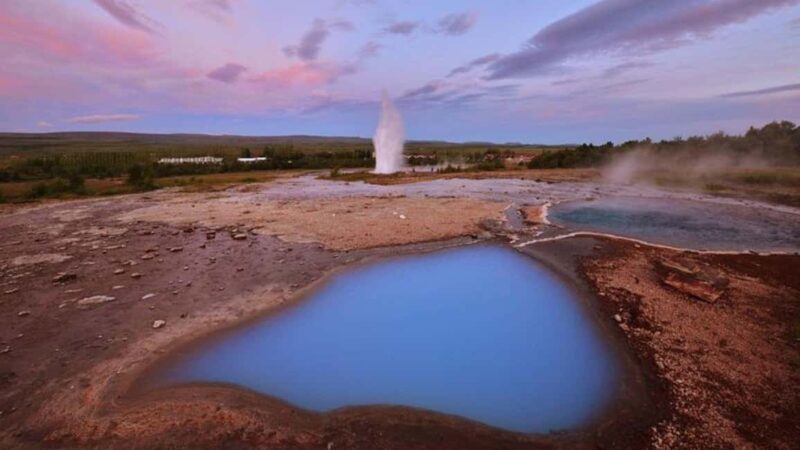 Reykjavik: Golden Circle Midnight Sun Minibus Tour - Witnessing the Eruption of Geysir Geothermal Area