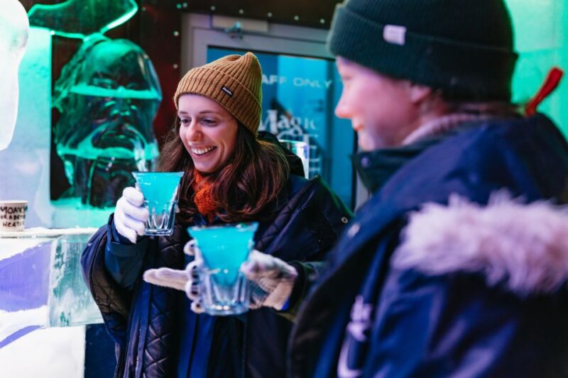 Reykjavik: Magic Ice Bar Entrance and Welcome Drink - The Entrance: Friendly Staff and Warm Accessories