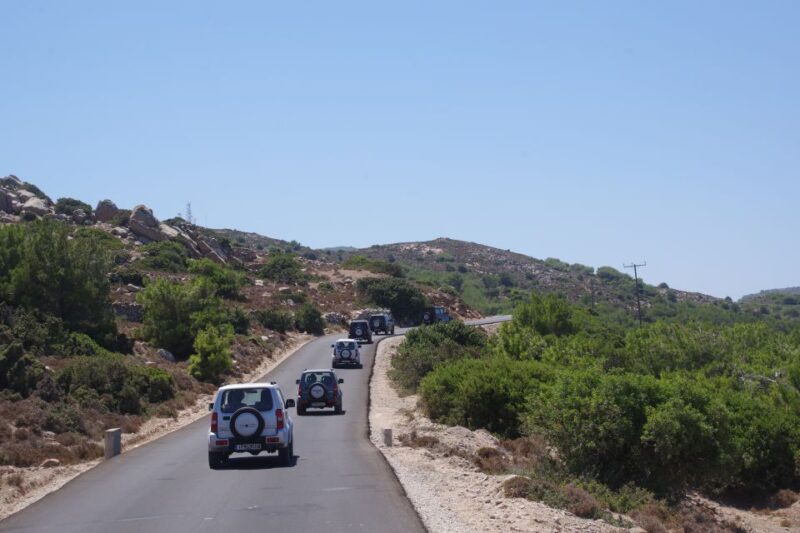 Rhodes: 4x4 Self-Drive Jeep Tour with Pickup in the North - Traditional Lunch with Greek Flavors (Optional)