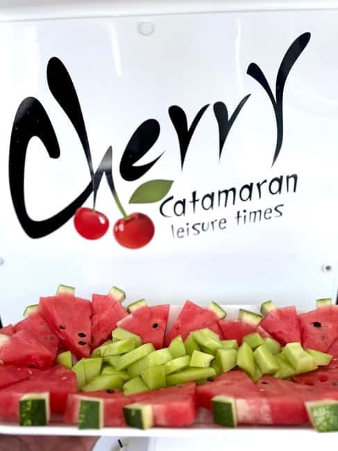 Rhodes: All inclusive Catamaran Escape with Lunch & Drinks - Kallithea Springs: A Blend of Architecture and Underwater Exploration