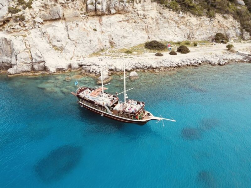 Rhodes: All Inclusive Day Cruise with BBQ & Unlimited Drinks - Key Points