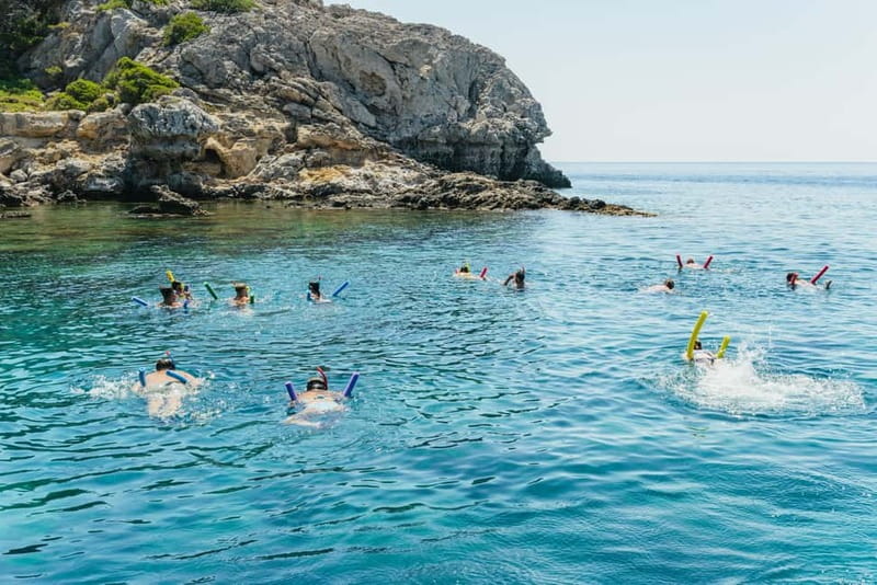 Rhodes: Anthony Quinn, Ladiko and Caves All-Inclusive Cruise - Traganou Caves: Swimming Inside Nature’s Cathedral