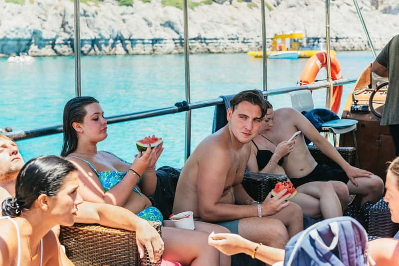 Rhodes: Anthony Quinn, Ladiko and Caves All-Inclusive Cruise - The Crew and Guide Experience