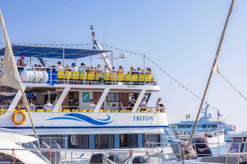 Rhodes: Bay to Bay Cruise with Lunch - Return Journey and Final Bay at Kallithea Springs