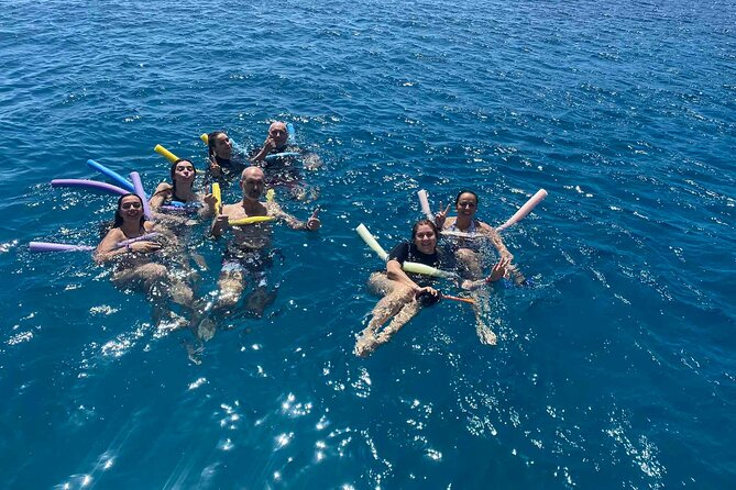 Rhodes Bay to Bay Swim Cruise-Greek Buffet w/wine included - Passing Ladiko Bay and Underwater Archaeology