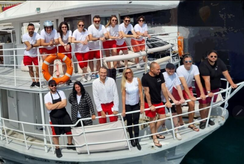 Rhodes: Bay to Bay Swim Cruise with Greek Buffet and Wine - Kalithea Springs: A Scenic Photo and Swim Stop