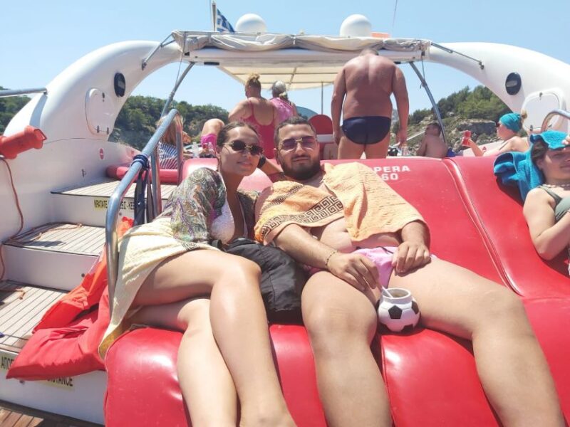 Rhodes: Beach Cruise with Swimming, Meal, & Unlimited Drinks - Adventures at Traganou Caves