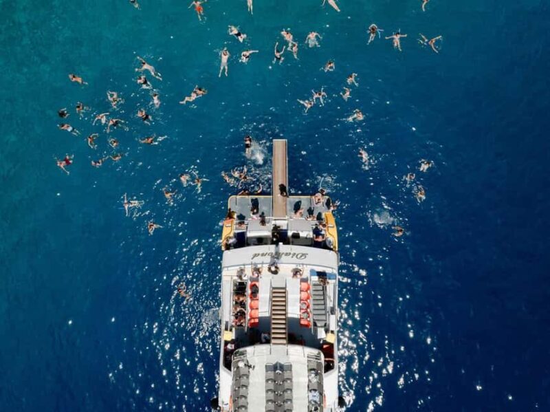 Rhodes: Boat Trip to Symi - Panormitis & St. George Bay - Swimming at St. Georges Bay or Nanou Bay