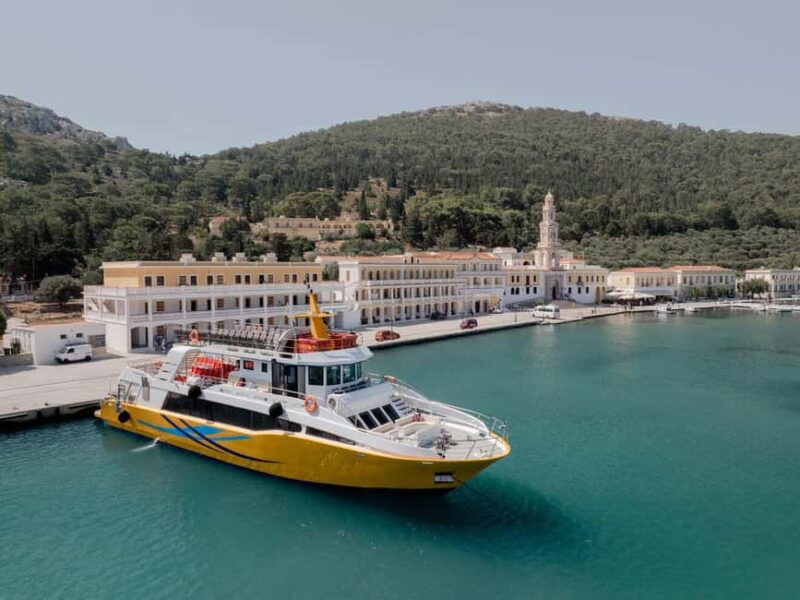 Rhodes: Boat Trip to Symi - Panormitis & St. George Bay - Practical Meeting Point and Onboard Experience