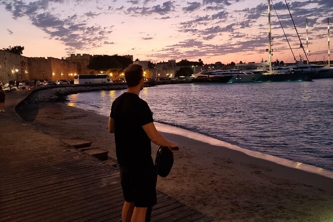 Rhodes by Night Segway Route - Key Points