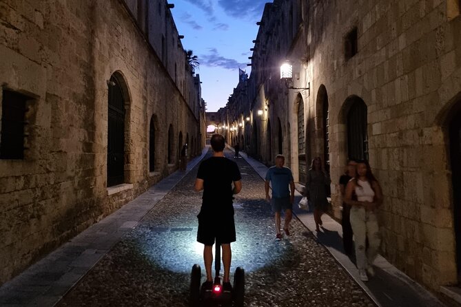 Rhodes by Night Segway Route - Riding Through the Street of the Knights and Medieval Moat