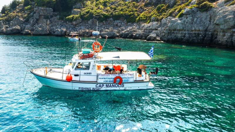 Rhodes: Captain Manolis Fishing Trip with BBQ and Swimming - What the Fully-Equipped Boat Offers During the Trip