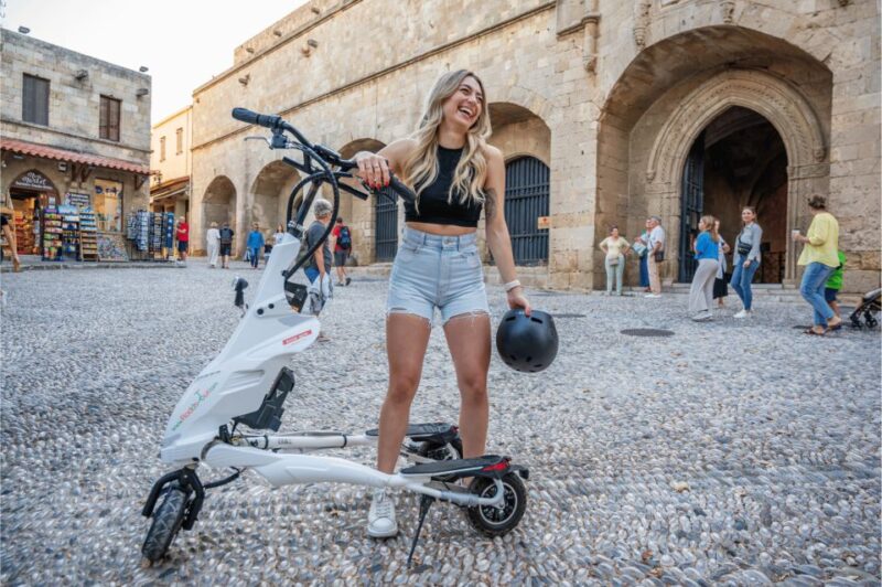 Rhodes: City Highlights and Medieval Town Trikke Tour - Starting Point at Super Market Golden Corner
