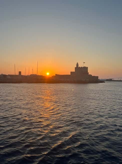 Rhodes, Greece: Sunset Yacht Cruise with Aperol Spritz - Watching the Sun Sink into the Water