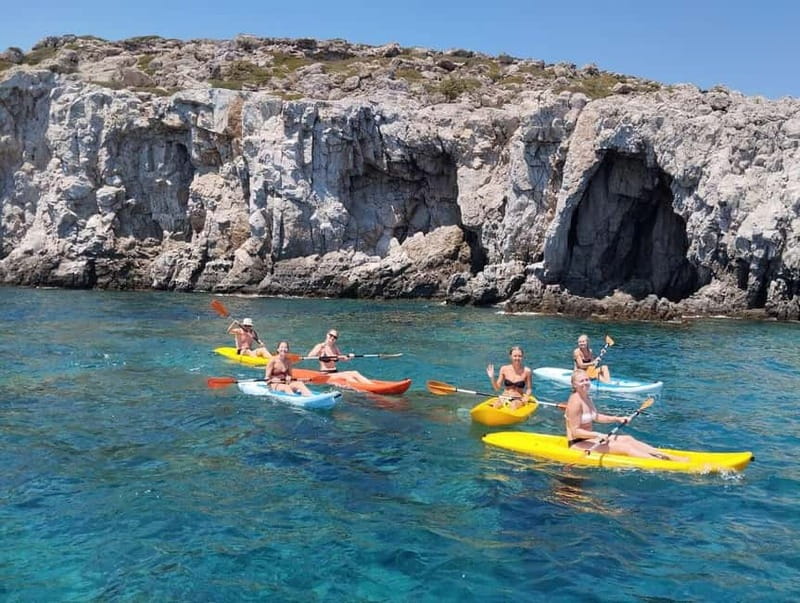 Rhodes: Gulet Trip with Food, Drinks, SUP, Kayak & Swimming - Kallithea Springs: Architectural Beauty and Thermal Waters