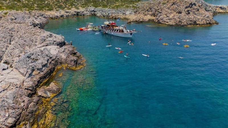 Rhodes: Gulet Trip with Food, Drinks, SUP, Kayak & Swimming - Scenic Sightseeing and Photography Opportunities