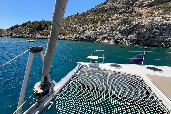 Rhodes: Half Day Sailing Catamaran Cruise with drinks - Discover the Rhodes Half Day Sailing Catamaran with Drinks