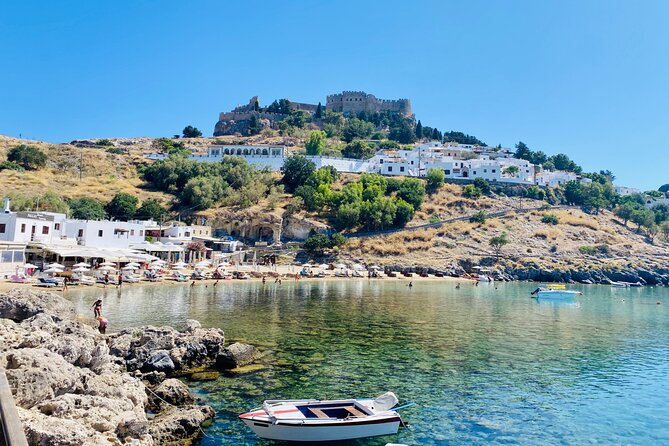Rhodes High Speed Boat to Lindos - Tsampika Beach Stop: A Relaxing Swim and Scenic Break