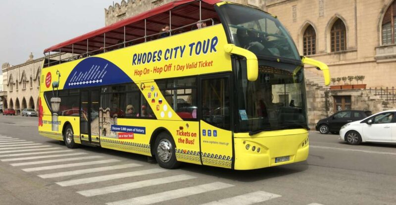 Rhodes: Hop-On Hop-Off City Tour Bus - Key Points