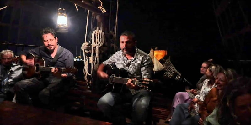 Rhodes: Night Cruise with Live Music and Sightseeing. - Sailing Under the Moon and Stars