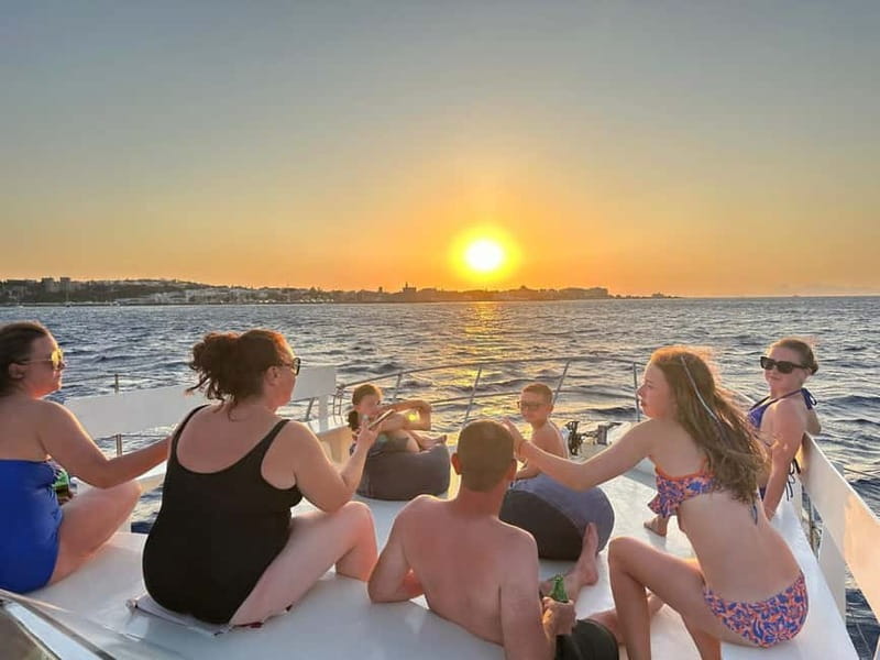 Rhodes: Private Boat for Swimming up to 20 persons - The Sum Up: A Personalized Day of Sea & Sun in Rhodes