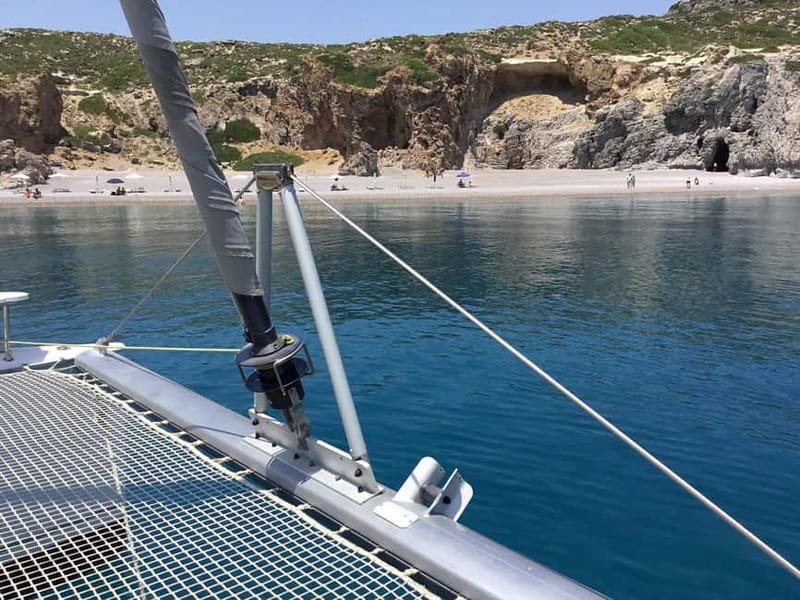 Rhodes Private Half Day Sailing Catamaran Cruise with drinks - The Crew and Language Support