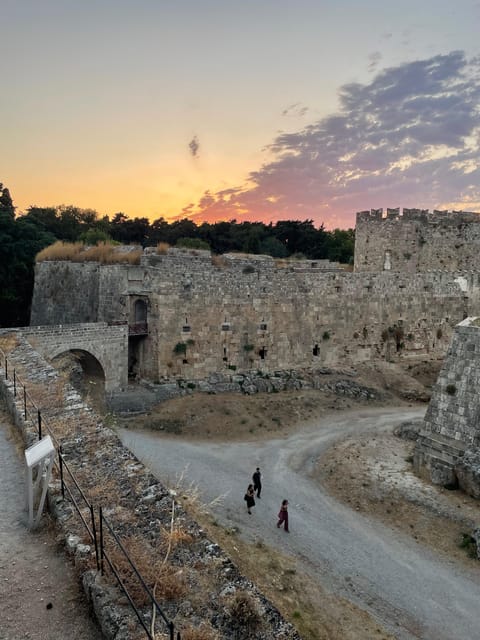 Rhodes: Rhodes by night Segway route - Discovering the Church of the Virgin of the Burgh and Fort St. Nicholas