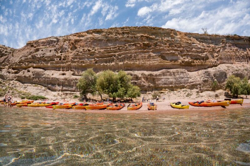 Rhodes: Sea Kayak Adventure to the Red Sand Beach - What’s Included and What to Prepare