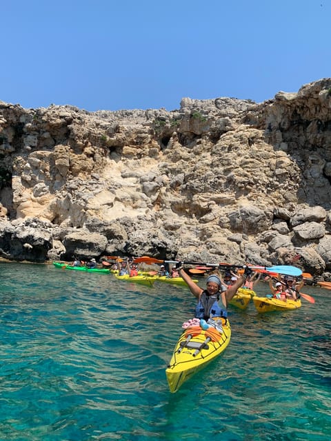 Rhodes Sea Kayaking In the Footsteps of Pirates - Explore the Coastline of Rhodes with a 5-Hour Sea Kayaking Adventure