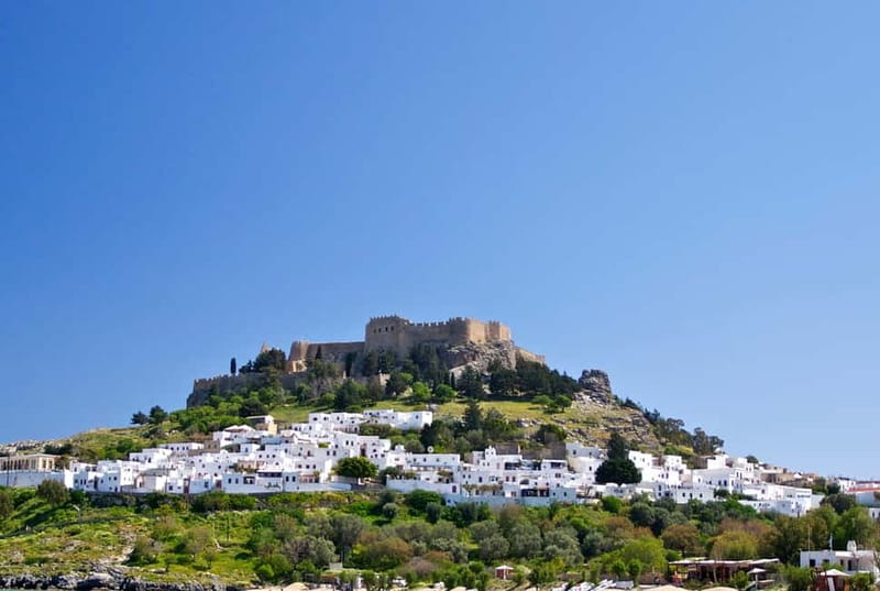 Rhodes: Small Group to Lindos with 4-Hours of Free Time - Exploring Lindos Narrow White Alleys and Harbor