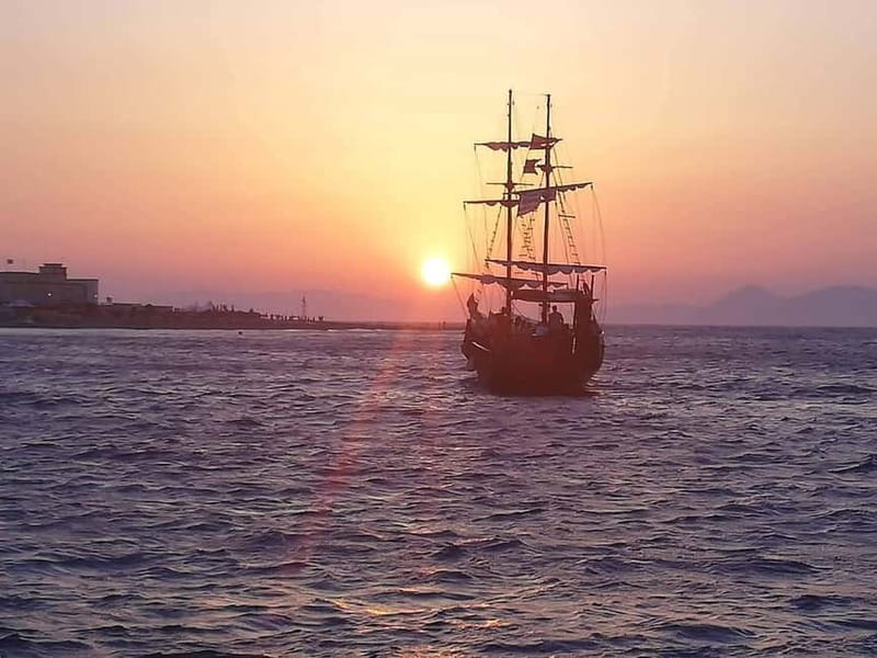 Rhodes: Sunset Cruise 1 hour on an 18th-Century Boat - Experience a Unique Sunset Sail on a Handmade 18th-Century Ship in Rhodes