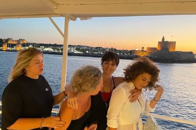 Rhodes Sunset Cruise - Swim and Dine w/ Live Music & Sunset! - Key Points