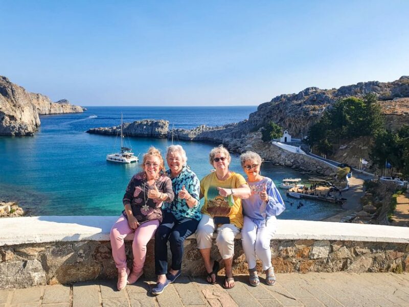 Rhodes Town and Lindos: Private Minibus Tour - Touring Rhodes Town’s Landmarks and Coastal Views