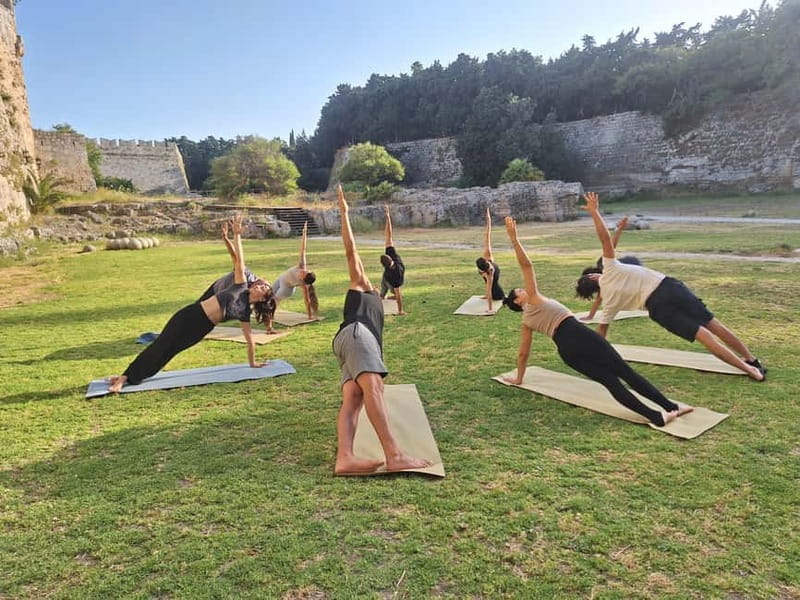 Rhodes Town: Outdoor Yoga at Grand Masters Garden - The 60-Minute Yoga, Breathwork & Meditation Class