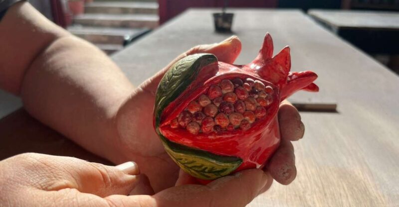 Rhodes Town: Pomegranate Pottery Masterclass - The Starting Point: The Basement Pottery Workshop in Rhodes Town