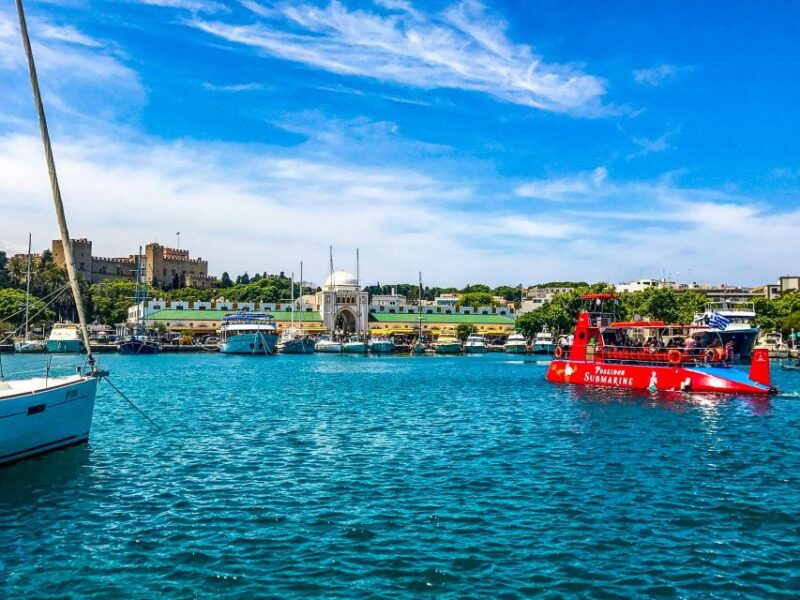 Rhodes Town: Submarine Cruise with Underwater Views - The Underwater Fish Feeding Show