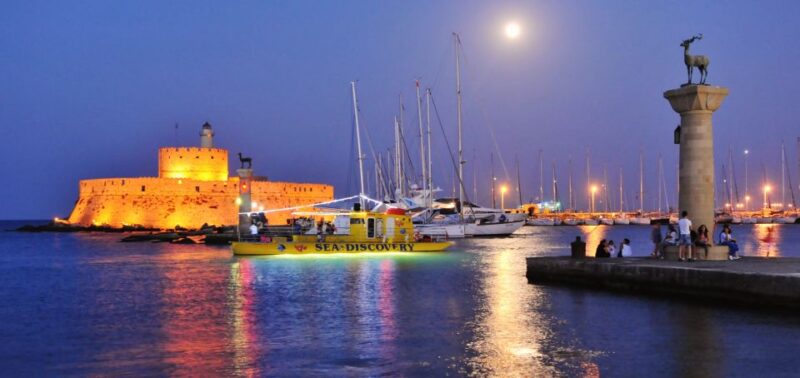 Rhodes Town: Yellow Submarine Cruise with Underwater Views - The Itinerary and Key Stops Along Rhodes Bay